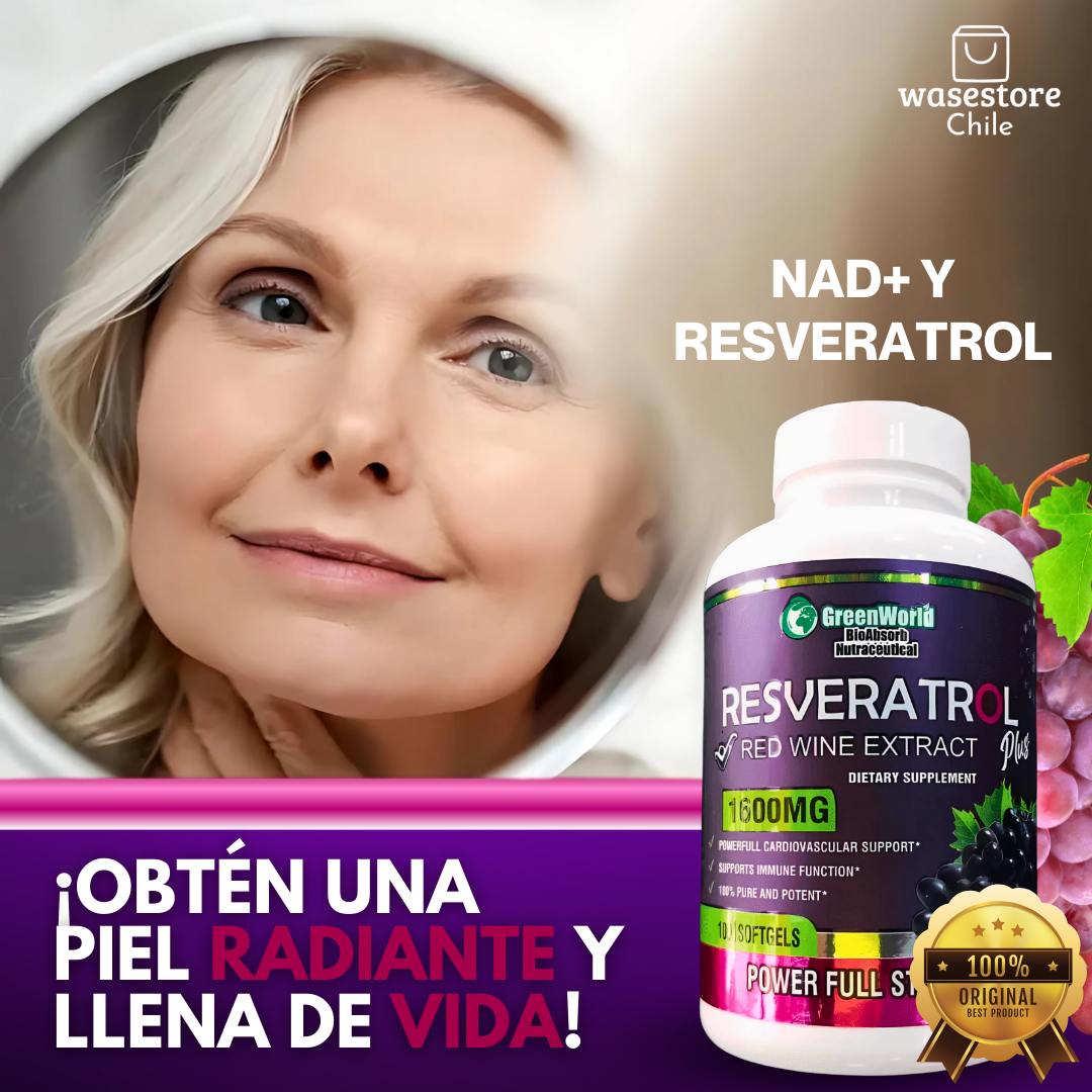 RESVERATROL™ x 60 cápsulas de 1600mg