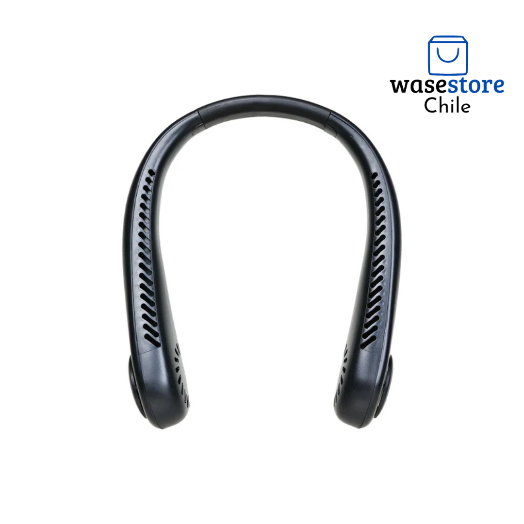 Ventilador de cuello negro, refrescante